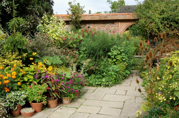 The exuberant and ever-changing Wall Garden.